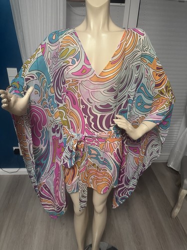 Bunte kaftan tunika mit - bunte,