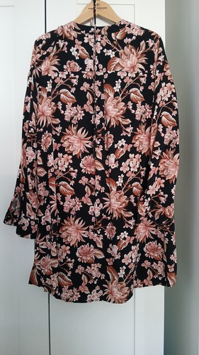 Longbluse schwarz - longbluse, 40/42,schwarz