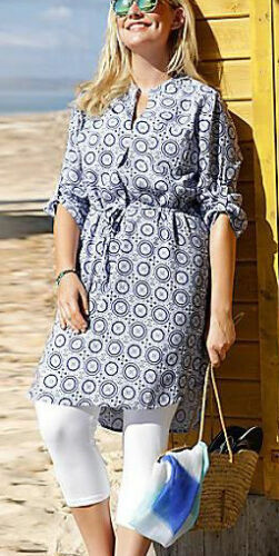 Sheego blusenkleid kaftan - blusenkleid,