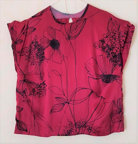 Edle seidenbluse mit schal - edle,