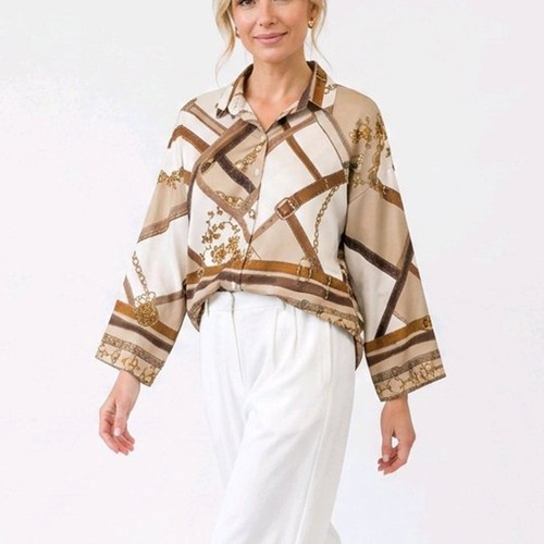 Damen oversize bluse - bluse, größe