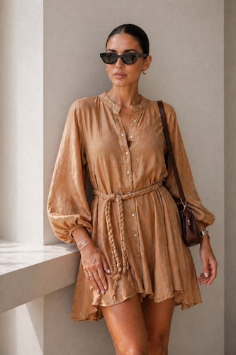Boho tunika kleid damen - boho, kurz